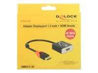 DELOCK Adapterkabel DisplayPort 1.2 Stecker > HDMI 2.0...