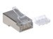 INTELLINET Cat6a RJ45 Modularstecker STP 3-Punkt-Aderkontaktierung fuer Massivdraht 90 Stecker pro Becher