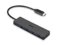 I-TEC USB C Slim Passive HUB 4 Port ohne Netzteil ideal...