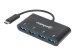 MANHATTAN USB 3.1 Gen 1 Typ C Hub 4 USB Typ A-Ports Stromversorgung ueber USB