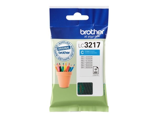 BROTHER LC-3217C Tinte Cyan 550 seiten