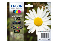 EPSON 3LB 18XL ink cartridge black and tri-colour high capacity 31.3ml 1-pack blister without alarm