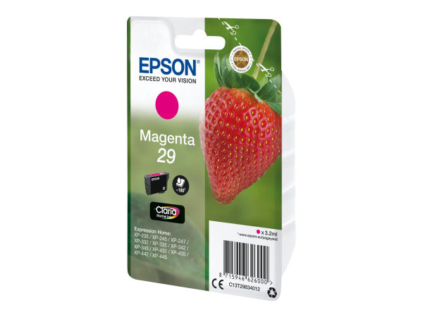 EPSON 4LB Singlepack Magenta 29 Claria Home Ink