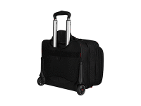 WENGER Patriot 2teiliges Buniness-Set 43,2cm 17Zoll Trolley schwarz - mit passendem Notebookkoffer 39cm 15,4Zoll