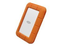 LACIE RUGGED 1TB USB-C USB3.0 Drop- crush- and rain-resistant for all-terrain use orange