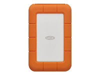 LACIE RUGGED 2TB USB-C USB3.0 Drop- crush- and rain-resistant for all-terrain use orange