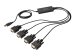 DIGITUS 1,5M USB 2.0 zu RS232x4 Kabel Chipsatz: FT4232H