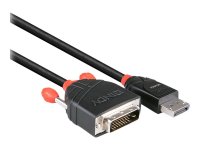 LINDY Kabel DisplayPort/DVI-D 2m DP Stecker an DVI-D Stecker