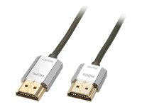 LINDY Slim HDMI High Speed A/A Kabel mit Chip, 3m mit...