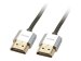 LINDY CROMO Slim HDMI High Speed A/A Kabel, 1m mit Ethernet