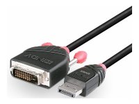 LINDY Kabel DisplayPort/DVI-D 5m DP Stecker an DVI-D Stecker