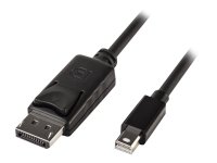 LINDY Mini DP zu DP Kabel, schwarz 5m MiniDisplayPort zu...