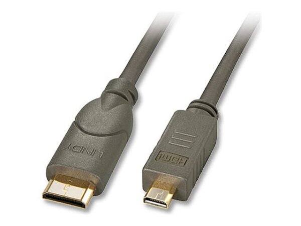 LINDY Mini HDMI an Micro HDMI 1,5m Stecker Typ C an Typ D