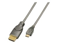 LINDY MHL an HDMI Anschlusskabel, 0,5m für MHL...