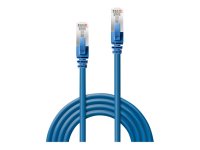 LINDY S/FTP Cat.6 Kabel, blau 2,0m LSOH, inkl Testprotokoll