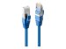 LINDY S/FTP Cat.6 Kabel, blau 0,5m LSOH, inkl. Testprotokoll