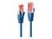 LINDY Cat.6 S/FTP Kabel, blau, 0,5m Patchkabel