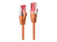 LINDY Cat.6 S/FTP Kabel, orange, 5m Patchkabel