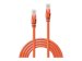 LINDY Cat.6 U/UTP Kabel, orange, 0,5m