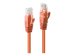 LINDY Cat.6 U/UTP Kabel, orange, 2m