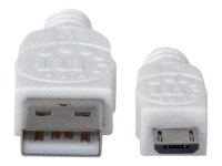 MANHATTAN Hi-Speed USB Micro-B Anschlusskabel USB 2.0 Typ...