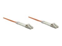 INTELLINET LWL Kabel LC/LC OM2 2m orange 50/125um Duplex Multimode