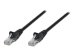 INTELLINET Netzwerkkabel Cat6 S/FTP CU LS0H 0,25m Schwarz RJ-45 Stecker / RJ-45 Stecker Vergoldete Kontakte