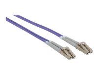 INTELLINET LWL Kabel LC/LC OM4 1m violett 50/125um Duplex Multimode