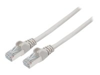 INTELLINET Netzwerkkabel Cat6 S/FTP CU LS0H 20,0m Grau RJ-45 Stecker / RJ-45 Stecker Vergoldete Kontakte