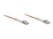 INTELLINET LWL Kabel LC/LC OM1 1m orange 62,5/125um Duplex Multimode