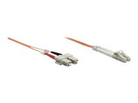 INTELLINET LWL Kabel LC/SC OM2 1m orange 50/125um Duplex Multimode