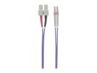 INTELLINET LWL Kabel LC/SC OM4 1m violett 50/125um Duplex...