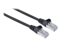 INTELLINET Netzwerkkabel Cat6 S/FTP CU LS0H 7,5m Schwarz RJ-45 Stecker / RJ-45 Stecker Vergoldete Kontakte