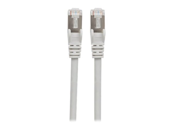 INTELLINET Netzwerkkabel Cat6A S/FTP CU LS0H 15m Grau RJ-45 Stecker / RJ-45 Stecker Vergoldete Kontakte