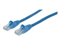 INTELLINET Netzwerkkabel Cat6A S/FTP CU LS0H 7,5m Blau RJ-45 Stecker / RJ-45 Stecker Vergoldete Kontakte