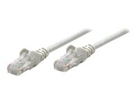 INTELLINET Netzwerkkabel Cat6 U/UTP CU Cat6 zertifiziert 1,5m Grau RJ-45 Stecker / RJ-45 Stecker