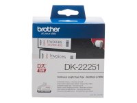 BROTHER Endlosband 62mm Schwar-Rot/Weiss (15,24m)