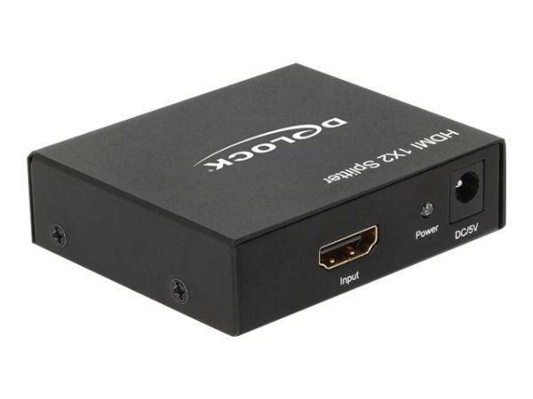 DELOCK HDMI Splitter 1 x HDMI in > 2 x HDMI out 4K