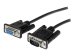 STARTECH.COM 1m Black Straight Through DB9 RS232 Serial Cable - M/F