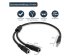 STARTECH.COM Slim Stereo Splitter Cable - 3.5mm Male to 2x 3.5mm Female