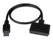 STARTECH.COM USB312SAT3CB USB 3.1 to 6.35cm/2.5in SATA Adapter with Integrated Cable