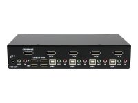 STARTECH.COM 4 Port USB DisplayPort KVM Switch with Audio