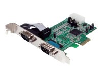 STARTECH.COM PEX2S553 2 Port Dual Profile PCI-E RS-232 Serial Card