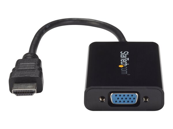 STARTECH.COM HDMI to VGA Video Adapter Converter with Audio for Desktop PC / Laptop / Ultrabook - 1920x1200