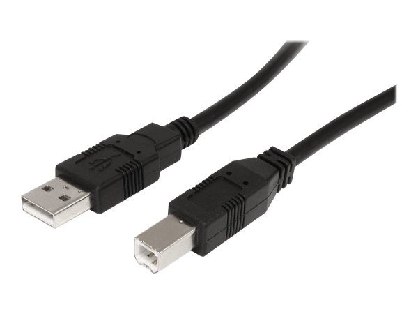 STARTECH.COM 10m Aktives USB 2.0 A auf B Kabel - USB Anschlusskabel - Stecker/Stecker - Schwarz