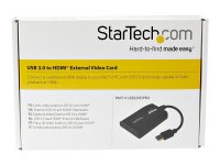 STARTECH.COM USB 3.0 to HDMI External Multi Monitor Video Graphics Adapter for Mac & PC - DisplayLink Certified - HD 1080p