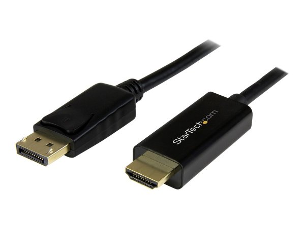 STARTECH.COM DisplayPort auf HDMI Kabel - 3m - DP zu HDMI Adapter mit Kabel - Ultra HD 4K 30Hz - St/St