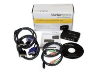 STARTECH.COM 2 Port USB KVM Switch Kit mit Audio und...