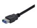 STARTECH.COM 1m Black SuperSpeed USB 3.0 Extension Cable A to A - M/F