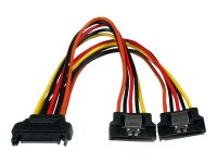 STARTECH.COM 6in Latching SATA Power Y Splitter Cable...